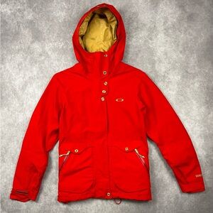 Oakley Snowboarding Jacket S Size Logo Full Zip Ski Goretex